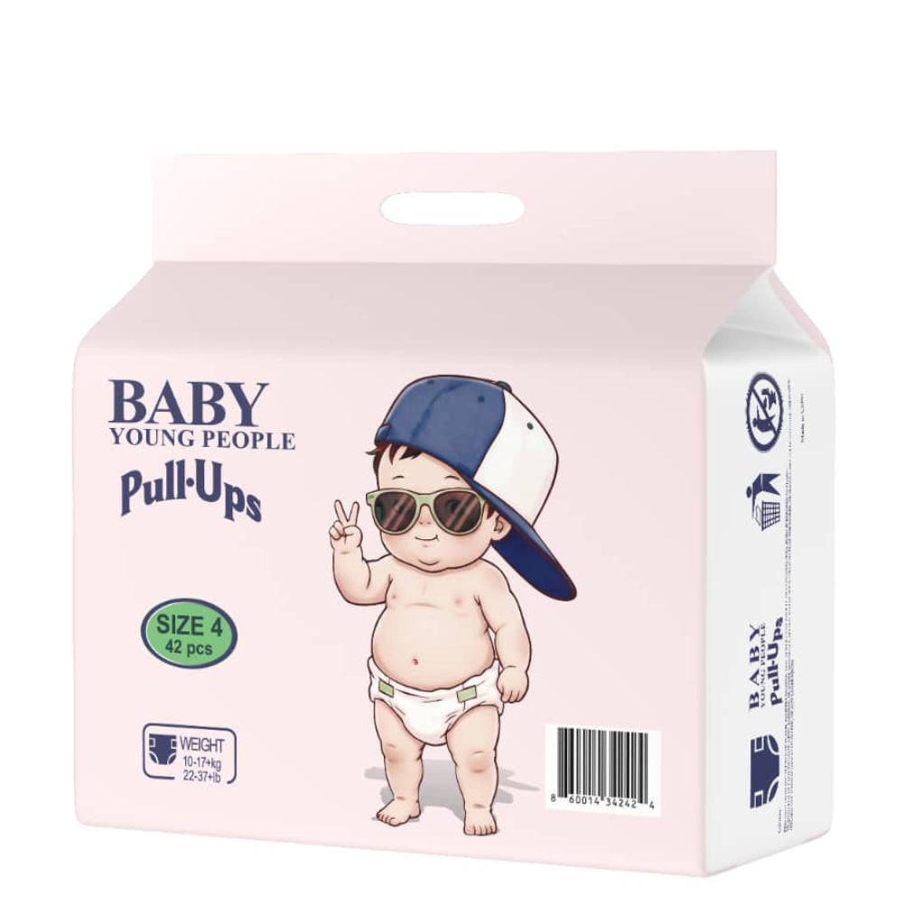 Premium Pull-Up Baby Diapers – Ultra Soft, Leak Protection, Stretch Fit Training Pants