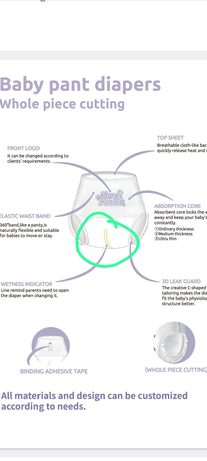 Premium Pull-Up Baby Diapers – Ultra Soft, Leak Protection, Stretch Fit Training Pants