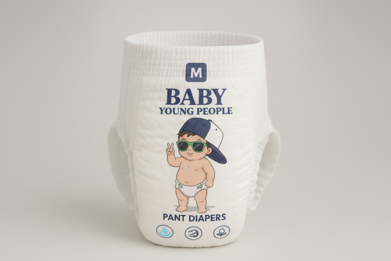 Premium Pull-Up Baby Diapers – Ultra Soft, Leak Protection, Stretch Fit Training Pants