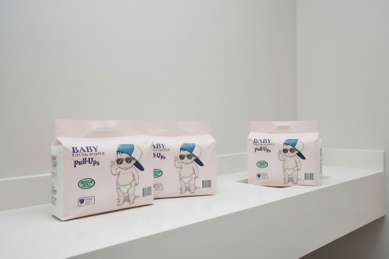 Premium Pull-Up Baby Diapers – Ultra Soft, Leak Protection, Stretch Fit Training Pants