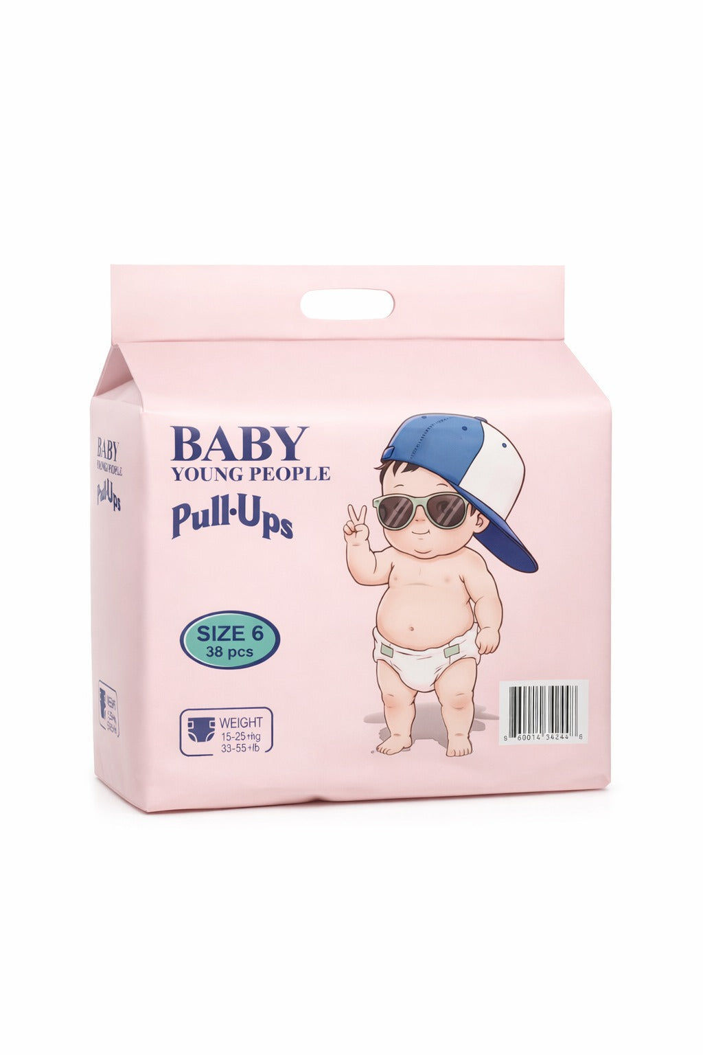 Premium Pull-Up Baby Diapers – Ultra Soft, Leak Protection, Stretch Fit Training Pants