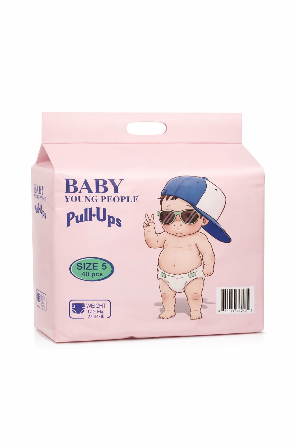 Premium Pull-Up Baby Diapers – Ultra Soft, Leak Protection, Stretch Fit Training Pants