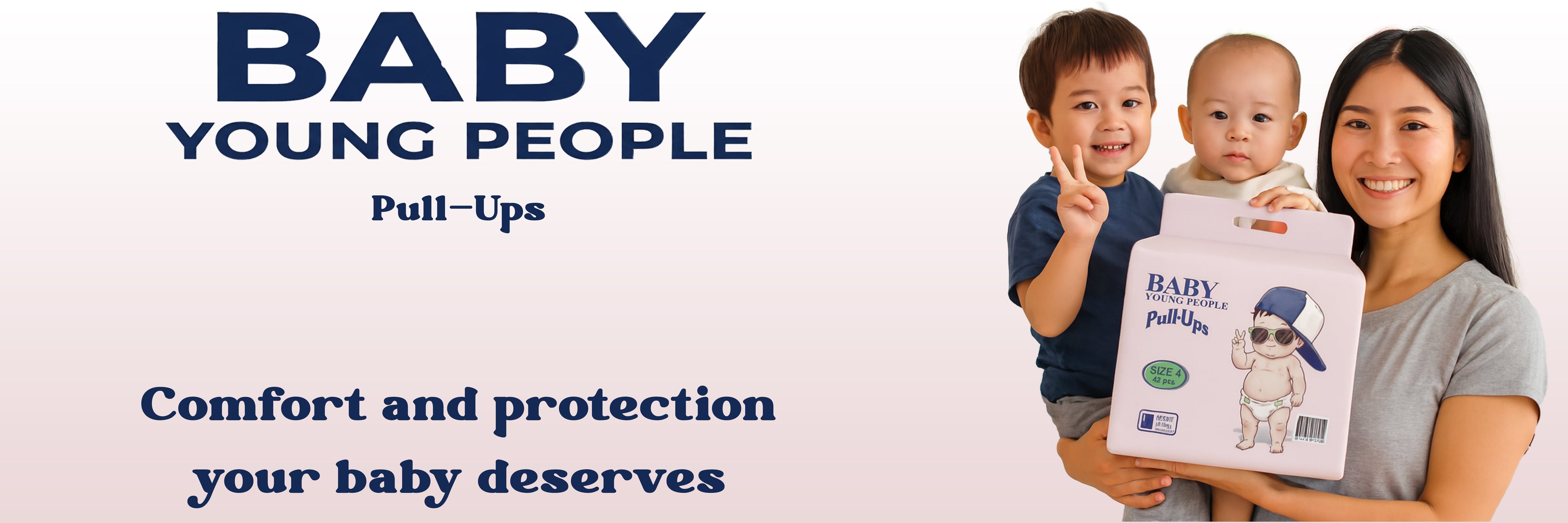 Premium Pull-Up Baby Diapers – Ultra Soft, Leak Protection, Stretch Fit Training Pants